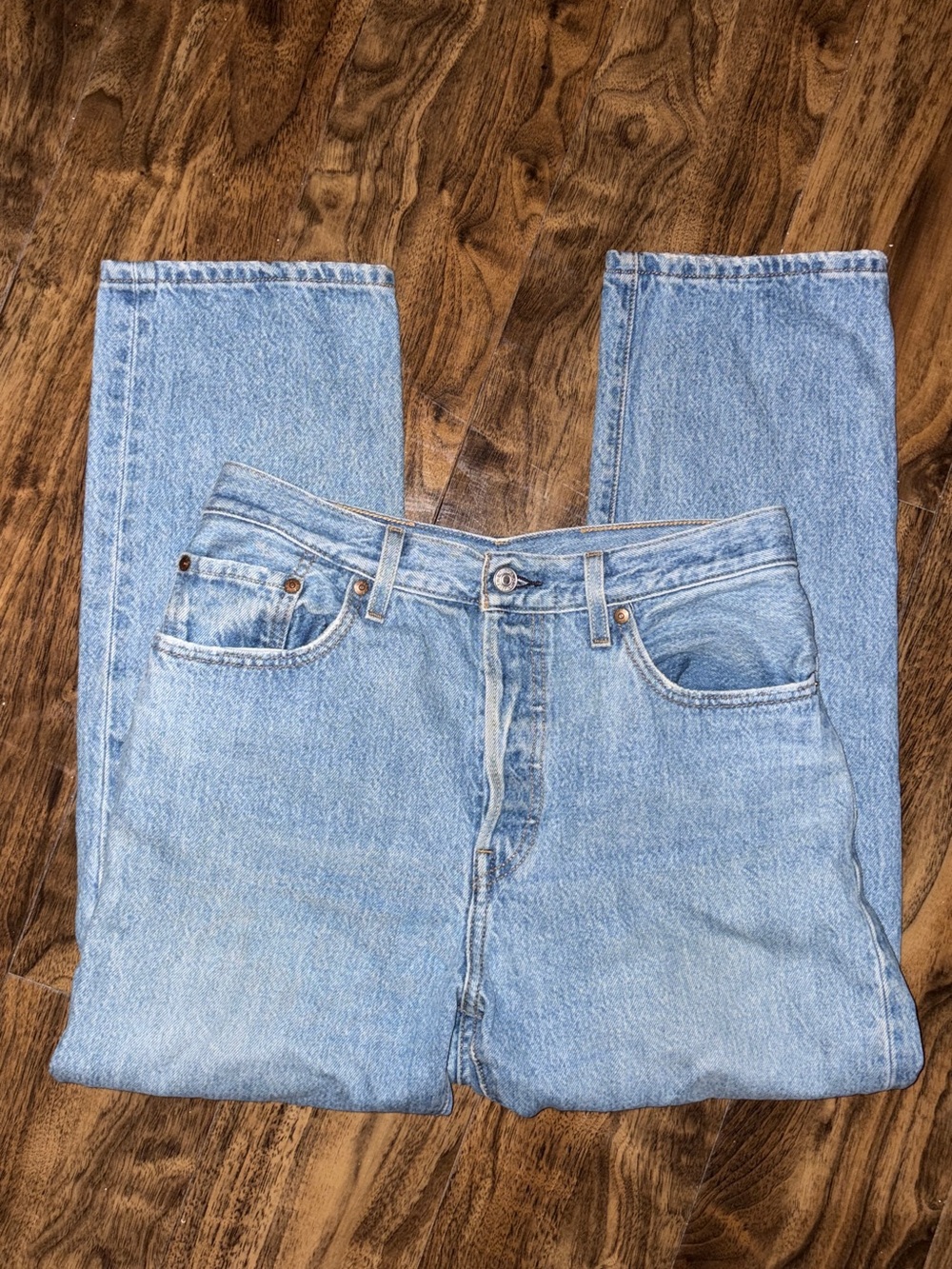 Levi's Light Blue Straight Jeans